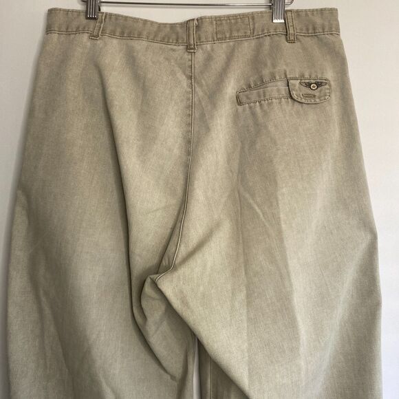 VTG Gitano Pants Gray Pleated Pocket Tapered 90s Skater Y2K Grunge Mens 34 - Picture 4 of 15